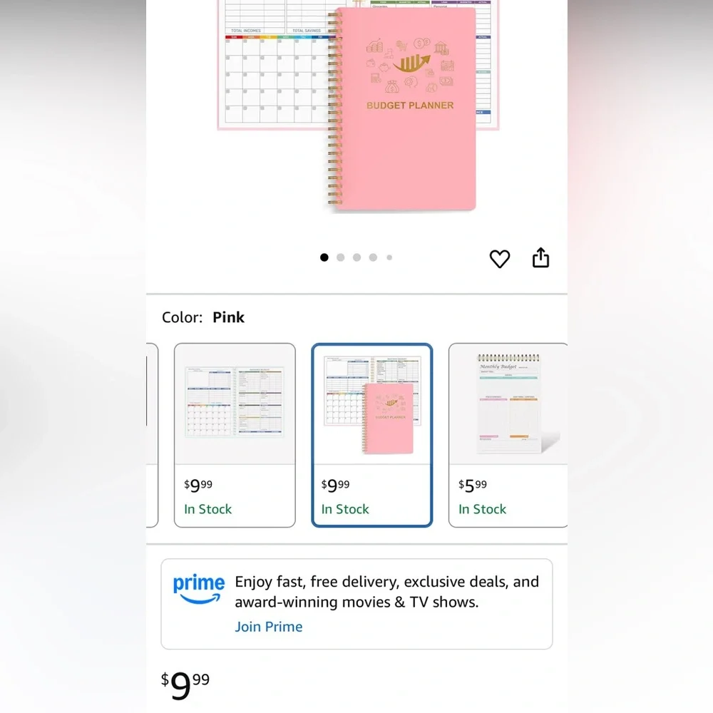New Budget Planner Notebook